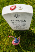 First Lt. Travis L. Manion, 26, died April 29 in combat in Anbar province. He was serving his second tour in Iraq, embedded with an Iraqi army unit that he was leading and training.<br />“He was so sure what he was doing over there was right,” said his mother, Jannette Manion. “He called the night Bush made his speech about the troop surge and told us, ‘That’s exactly what we need.’ His biggest concern was that the politicians over here were giving life to the insurgents by putting the military and president down.”<br />“He was a kid with a big heart, never had a bad word for anyone. He was all heart; that is who he was,” his father Tom Manion said. <br />"IF NOT ME, THEN WHO..."